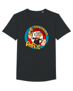 Adevarata putere sta in shaorma - Popeye Tricou mânecă scurtă guler larg Bărbat Skater