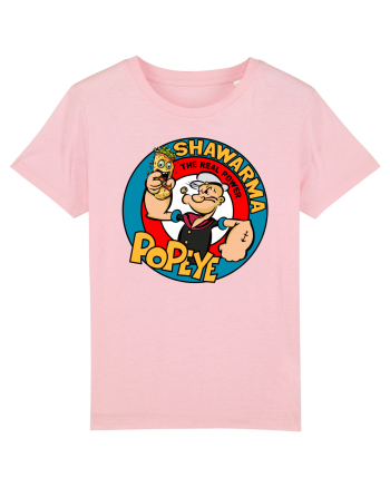 Adevarata putere sta in shaorma - Popeye engleza Cotton Pink