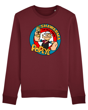 Adevarata putere sta in shaorma - Popeye engleza Burgundy