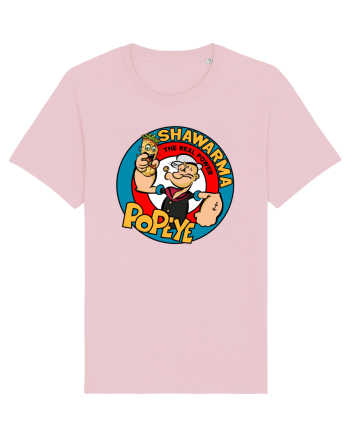 Adevarata putere sta in shaorma - Popeye engleza Cotton Pink