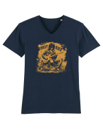 JUST ROCK Tricou mânecă scurtă guler V Bărbat Presenter