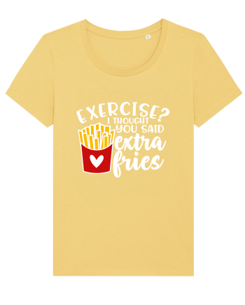 Exercise? I Thought Yoy Said Extra Fries Jojoba