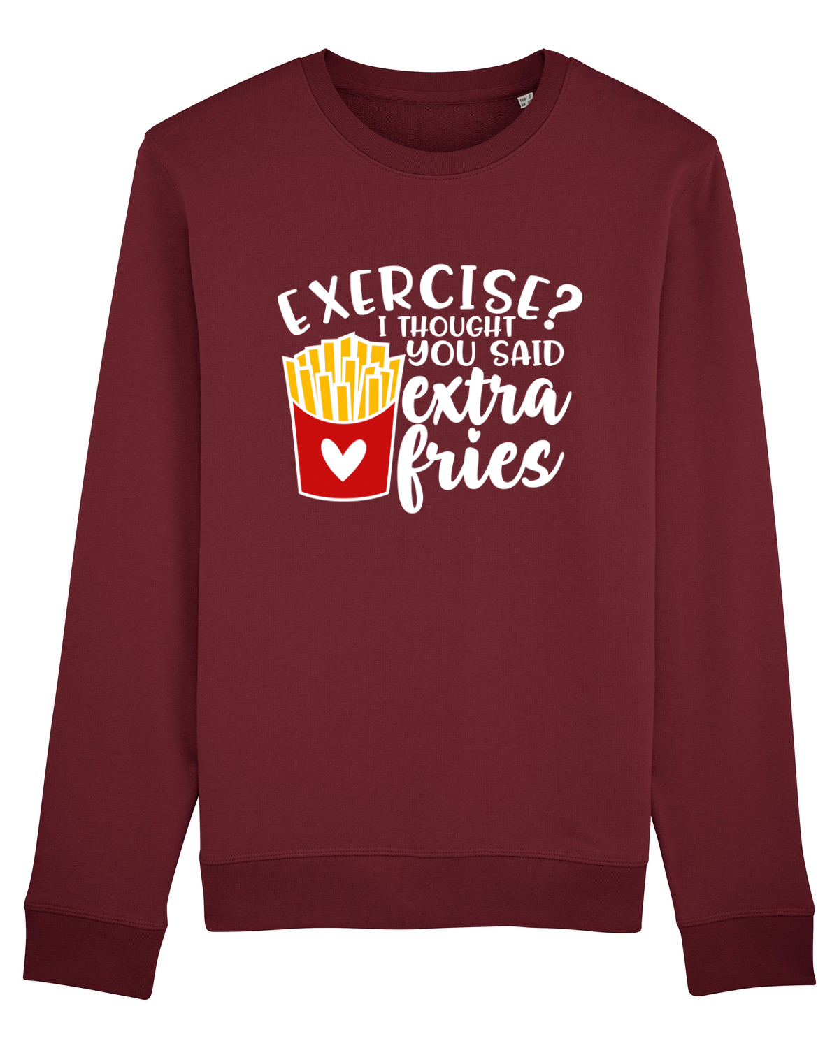 Bluză mânecă lungă Unisex Rise Burgundy