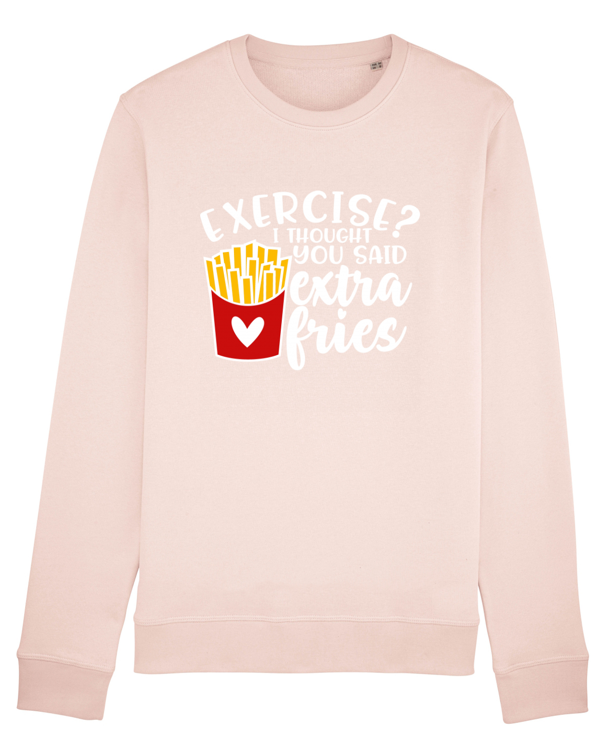 Bluză mânecă lungă Unisex Rise Candy Pink