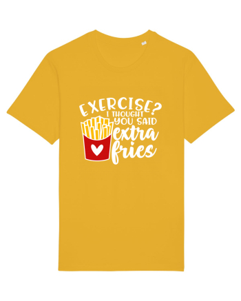 Exercise? I Thought Yoy Said Extra Fries Spectra Yellow