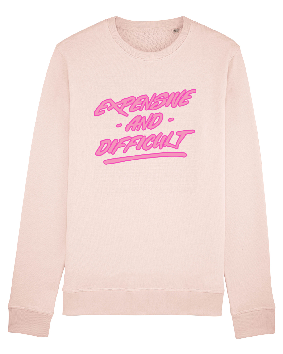 Bluză mânecă lungă Unisex Rise Candy Pink