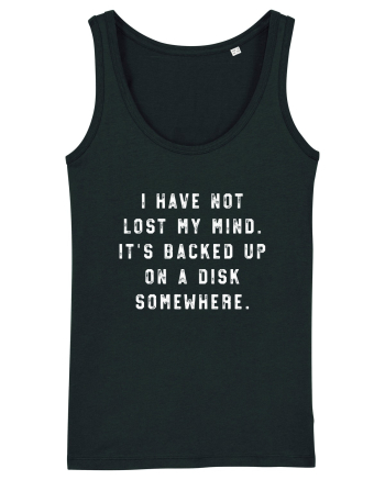I Have Not Lost My Mind. It's Backed Up On A Disk Somewhere. Black