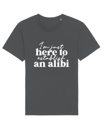 I'm Just Here To Establish An Alibi Anthracite