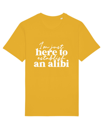 I'm Just Here To Establish An Alibi Spectra Yellow