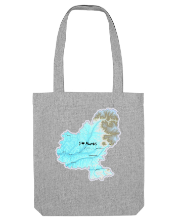 Mureș County Map Heather Grey