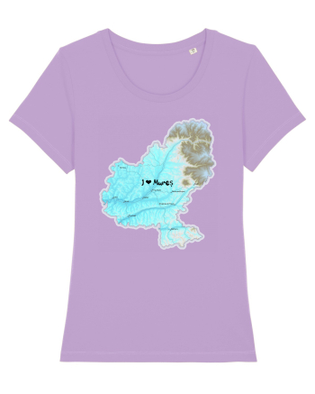 Mureș County Map Lavender Dawn