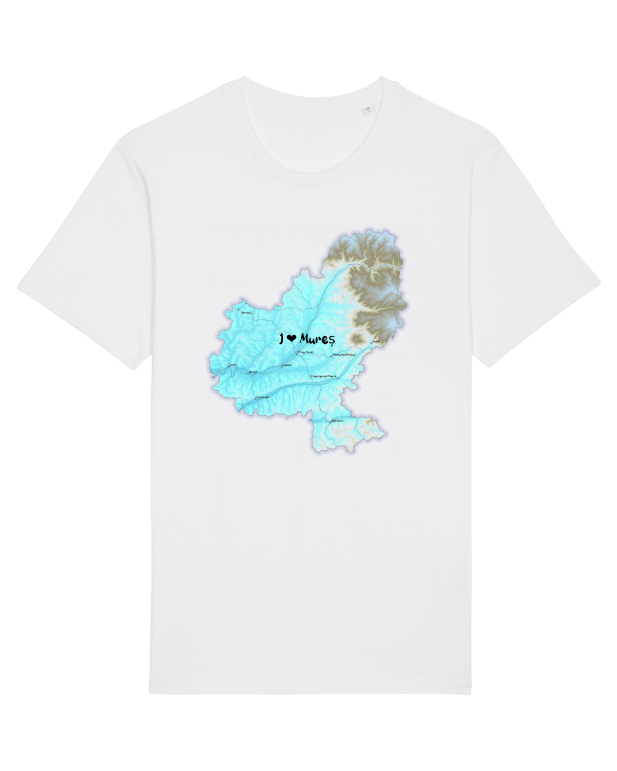 Tricou mânecă scurtă Unisex Rocker White