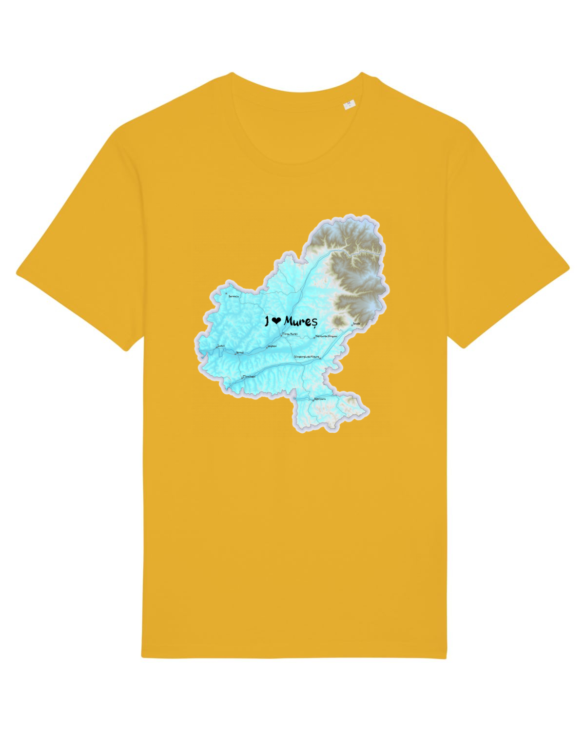 Tricou mânecă scurtă Unisex Rocker Spectra Yellow