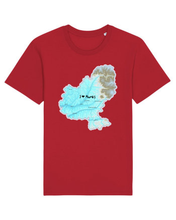 Mureș County Map Red