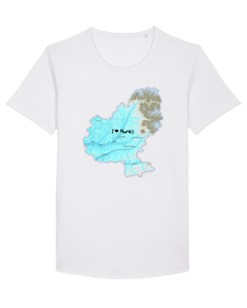 Mureș County Map White