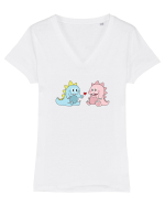 bubble bobble Tricou mânecă scurtă guler V Damă Evoker