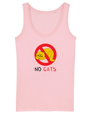 No cats Cotton Pink