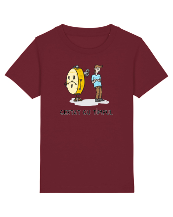 Certat cu timpul Burgundy