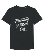 Mentally Checked Out Tricou mânecă scurtă guler larg Bărbat Skater