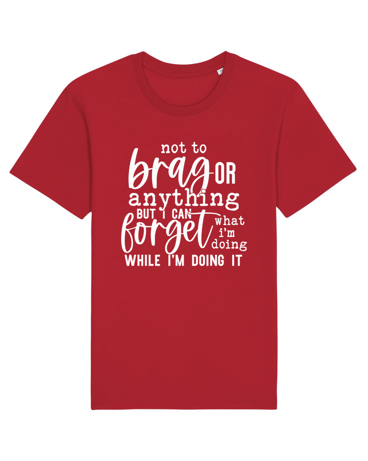 Tricou mânecă scurtă Unisex Rocker Red