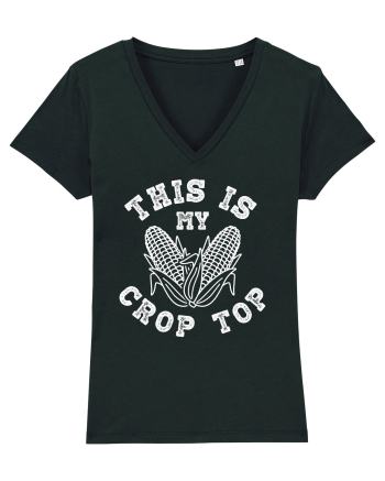 This Is My Crop Top Shirt Black