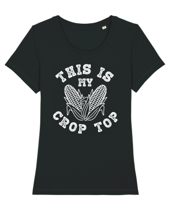This Is My Crop Top Shirt Black