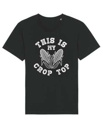 This Is My Crop Top Shirt Black