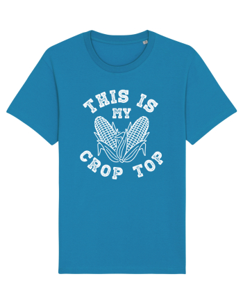 This Is My Crop Top Shirt Azur