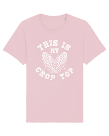 This Is My Crop Top Shirt Cotton Pink