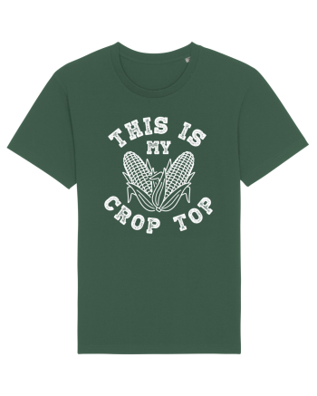 This Is My Crop Top Shirt Bottle Green