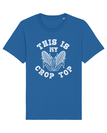 This Is My Crop Top Shirt Royal Blue