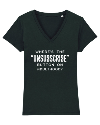 Where's The Unsubscribe Button On Adulthood? Black