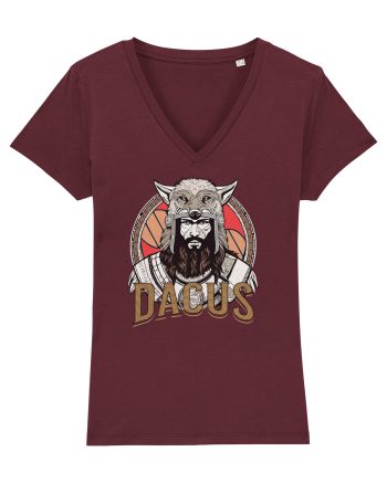 Spirit de Dac - Dacus Warrior - Lupul Dacic Burgundy