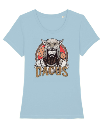 Spirit de Dac - Dacus Warrior - Lupul Dacic Sky Blue