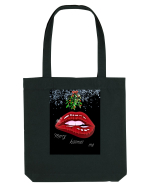 Merry Kissmas me Sacoșă textilă