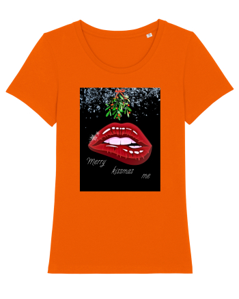 Merry Kissmas me Bright Orange