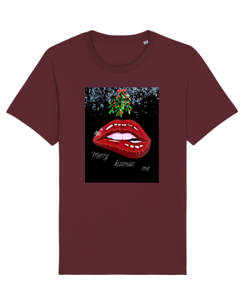 Merry Kissmas me Burgundy