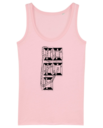 Portret. Izolare Cotton Pink