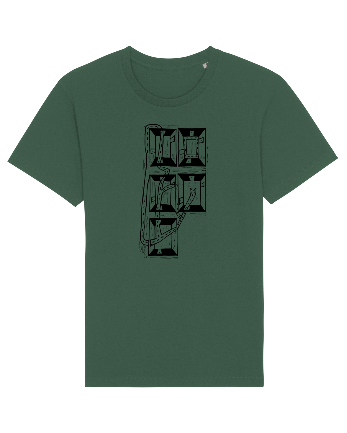 Tricou mânecă scurtă Unisex Rocker Bottle Green