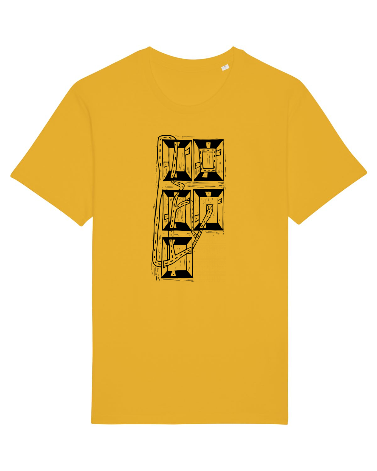 Tricou mânecă scurtă Unisex Rocker Spectra Yellow
