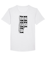 Portret. Izolare Tricou mânecă scurtă guler larg Bărbat Skater