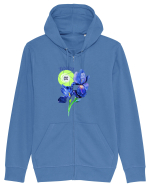 Floare de Iris Hanorac cu fermoar Unisex Connector