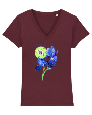 Floare de Iris Burgundy