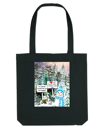 Snowman Snowlovers Black