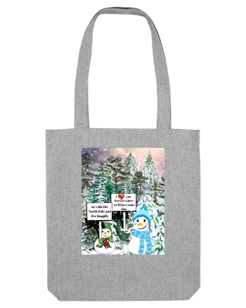 Snowman Snowlovers Heather Grey
