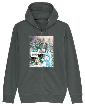 Snowman Snowlovers Anthracite
