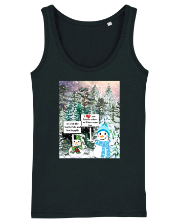 Snowman Snowlovers Black