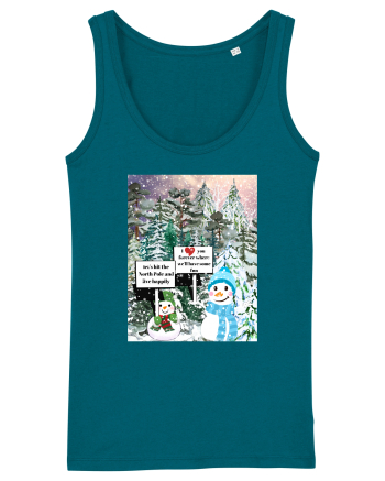 Snowman Snowlovers Ocean Depth