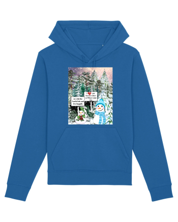 Snowman Snowlovers Royal Blue