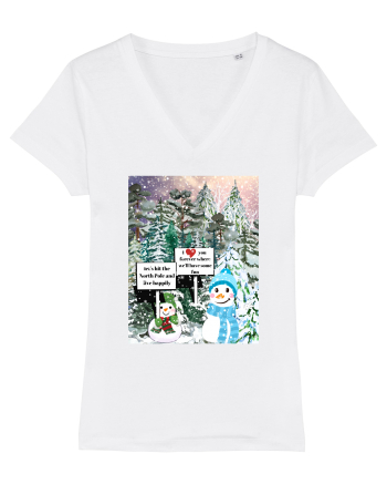 Snowman Snowlovers White